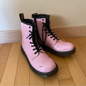 GUC Shiny Pink Doc Martens Youth size 5